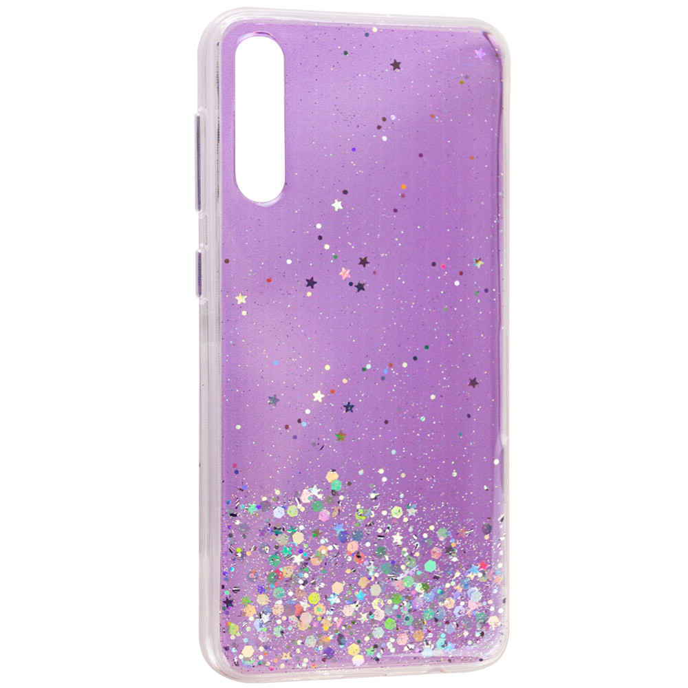 

TPU чехол Star Glitter для Samsung Galaxy A50 (A505F) / A50s / A30s Прозрачный / Сиреневый (167403)