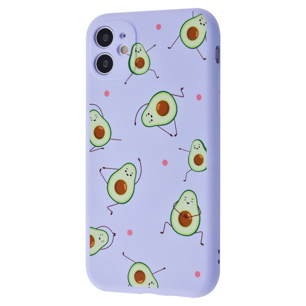 

TPU чехол WAVE Fancy для Apple iPhone 11 (6.1") Avocado / Light purple (147401)