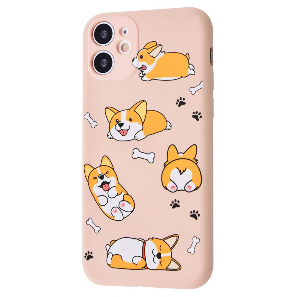 

TPU чехол WAVE Fancy для Apple iPhone 11 (6.1") Corgi / Pink sand (147406)