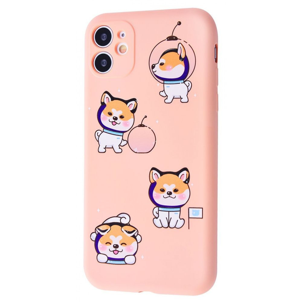 

TPU чехол WAVE Fancy для Apple iPhone 11 (6.1") Laika spaceman / Pink sand (147411)