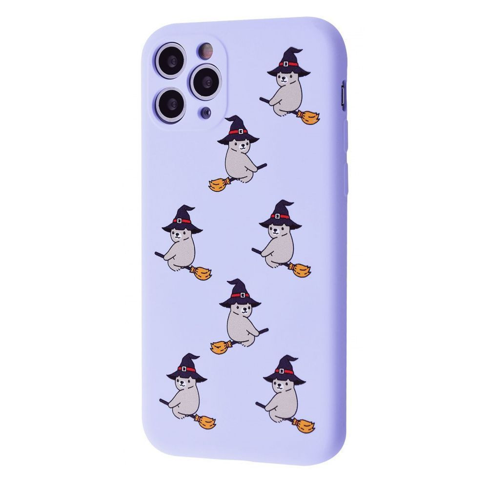 

TPU чехол WAVE Fancy для Apple iPhone 11 Pro (5.8") (Bear on broom / Light purple)