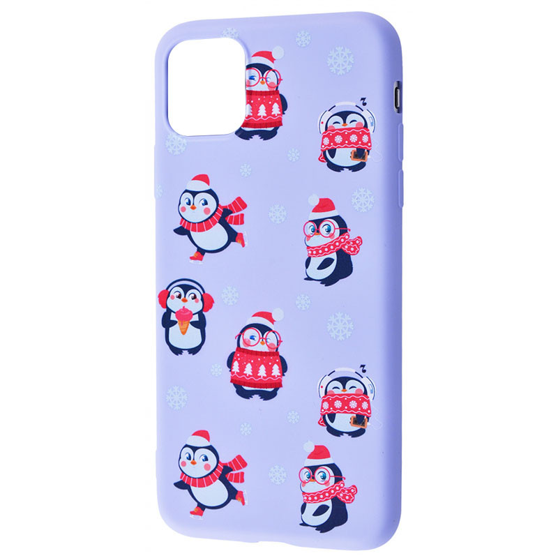 

TPU чехол WAVE Fancy для Apple iPhone 12 mini (Penguins / Light purple)