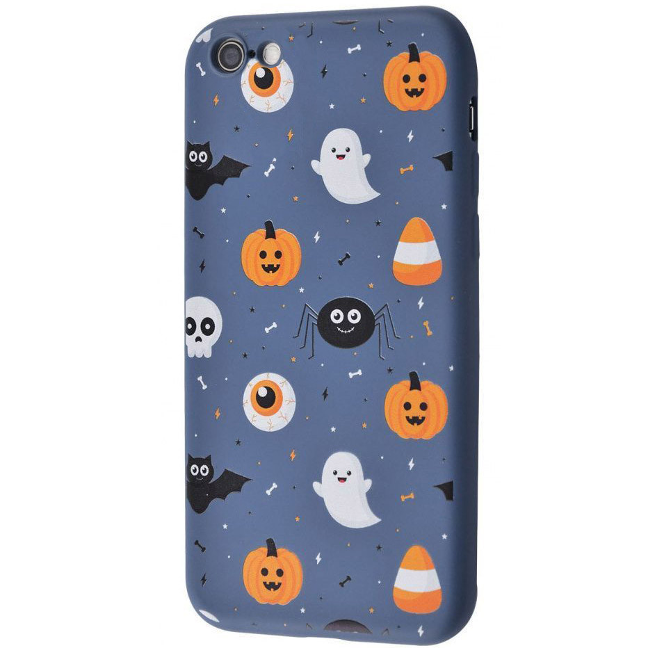 

TPU чехол WAVE Fancy для Apple iPhone 6/6s (4.7") (Ghosts and pumpkins / Dark blue)