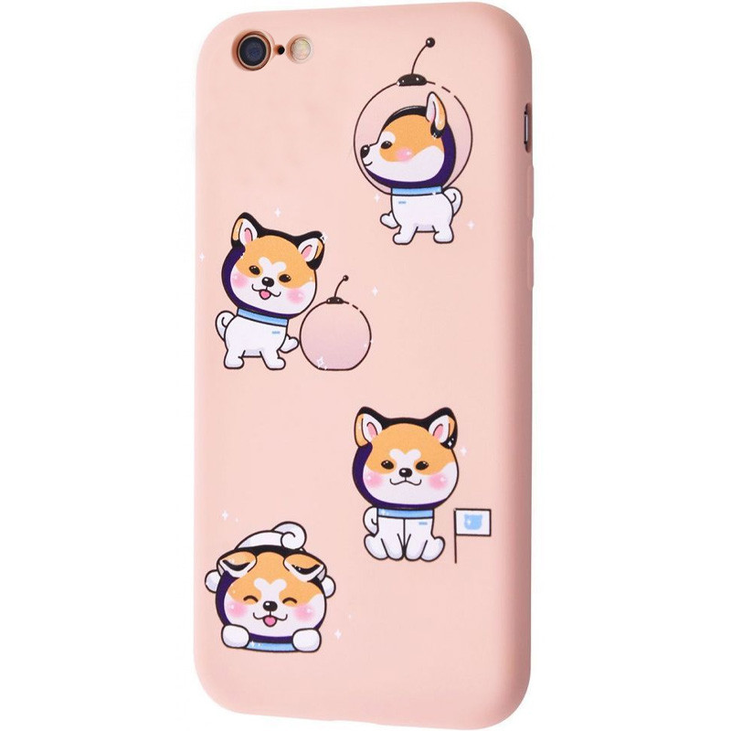 

TPU чехол WAVE Fancy для Apple iPhone 6/6s (4.7") Laika spaceman / Pink sand (148050)