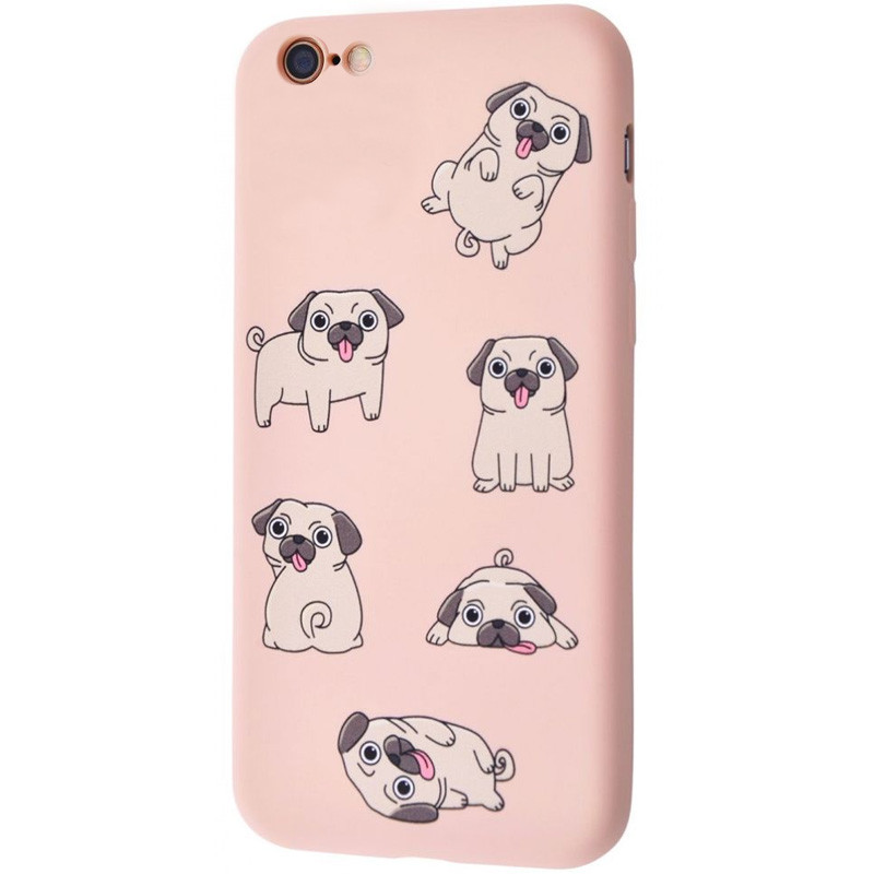 

TPU чехол WAVE Fancy для Apple iPhone 6/6s (4.7") Pug / Pink sand (148052)