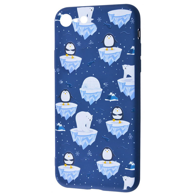 

TPU чехол WAVE Fancy для Apple iPhone 7 / 8 / SE (2020) White Bear and Penguins / Dark blue (155879)