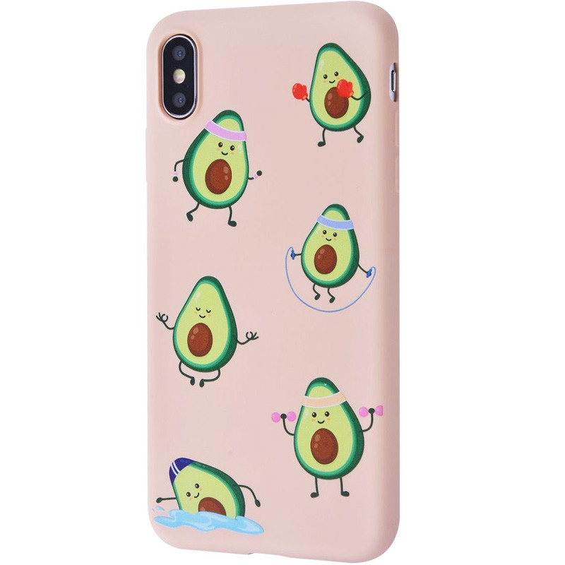 

TPU чехол WAVE Fancy для Apple iPhone X / XS (5.8") Sports avocado / Pink sand (148075)