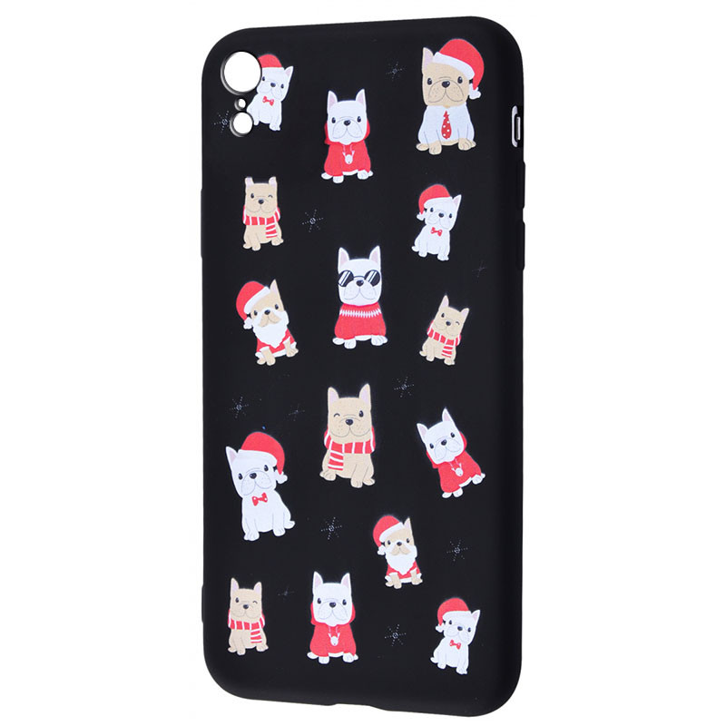 

TPU чехол WAVE Fancy для Apple iPhone XR (6.1") Dogs / Black (155886)