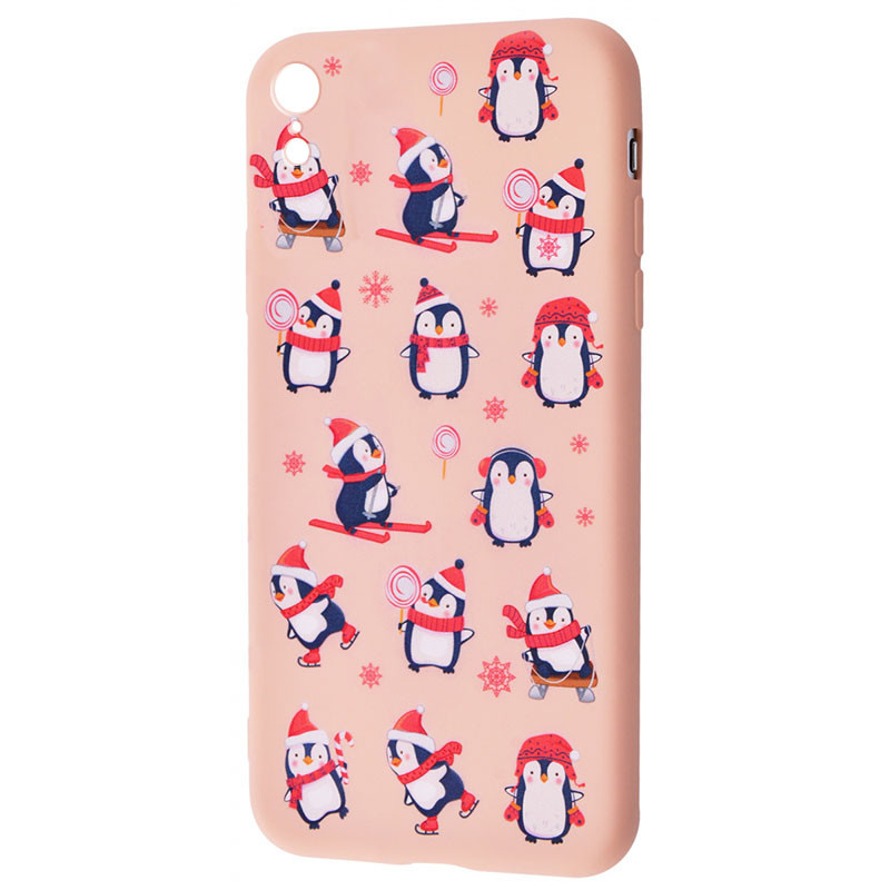 

TPU чехол WAVE Fancy для Apple iPhone XR (6.1") Penguins / Pink sand (155887)