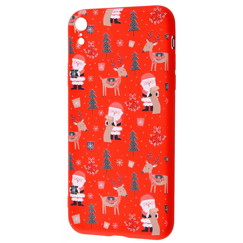 

TPU чехол WAVE Fancy для Apple iPhone XR (6.1") Santa Claus and Deer / Red (155888)