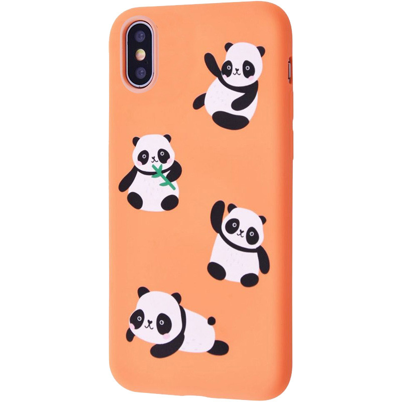 

TPU чехол WAVE Fancy для Apple iPhone XS Max (6.5") Panda / Peach (148399)