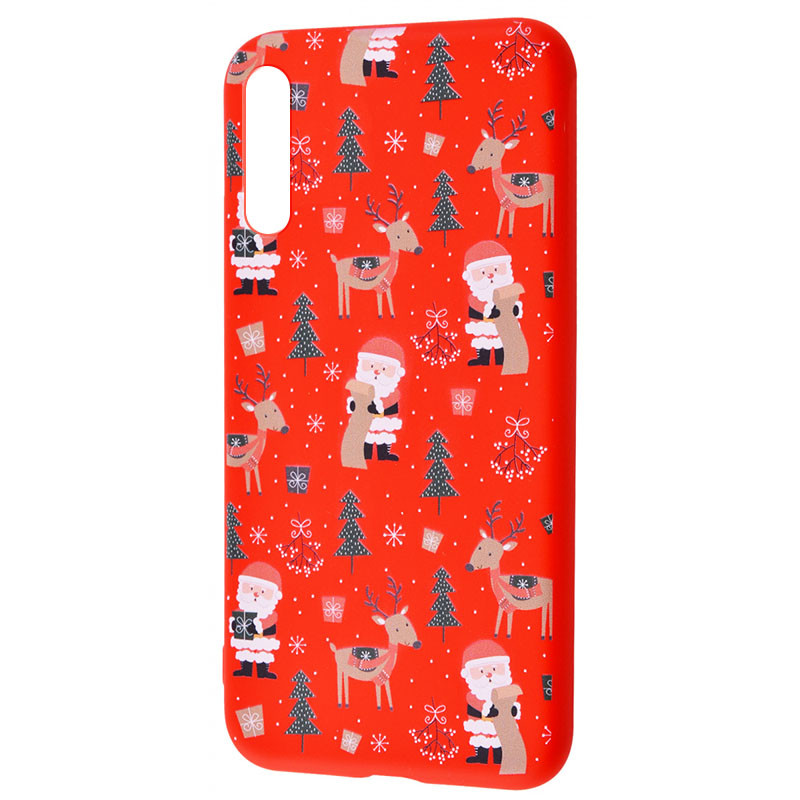 

TPU чехол WAVE Fancy для Samsung Galaxy A50 (A505F) / A50s / A30s Santa Claus and Deer / Red (155896)