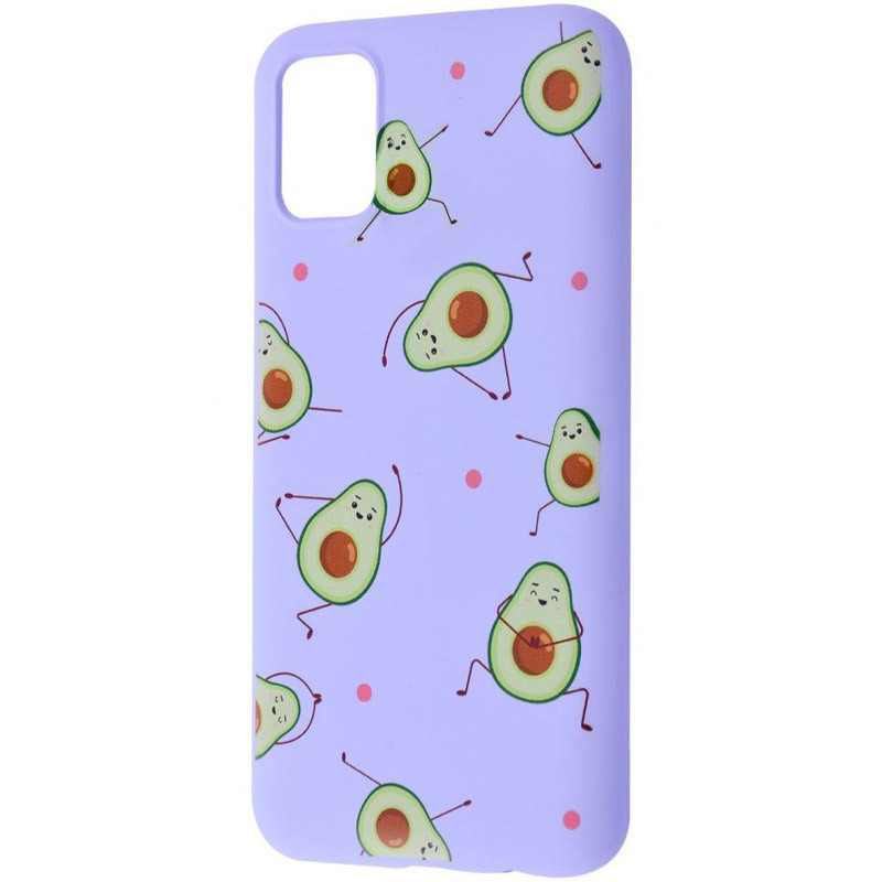 

TPU чехол WAVE Fancy для Samsung Galaxy A51 Avocado / Light purple (147936)