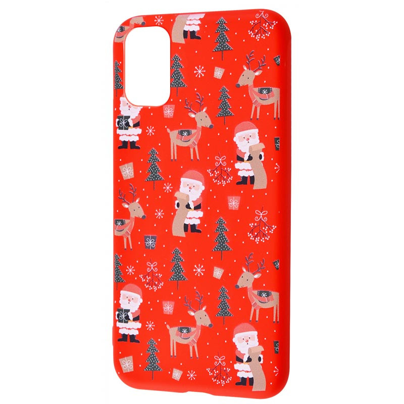 

TPU чехол WAVE Fancy для Samsung Galaxy A51 Santa Claus and Deer / Red (155900)