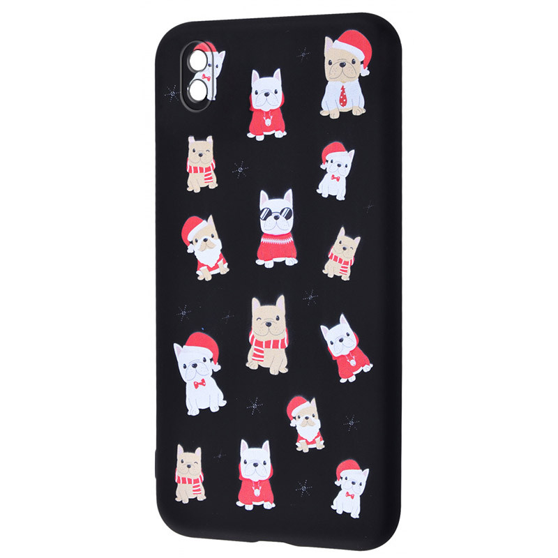 

TPU чехол WAVE Fancy для Samsung Galaxy A01 Core (Dogs / Black)