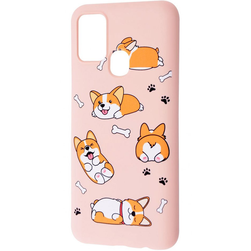 

TPU чехол WAVE Fancy для Samsung Galaxy M30s / M21 Corgi / Pink sand (148639)