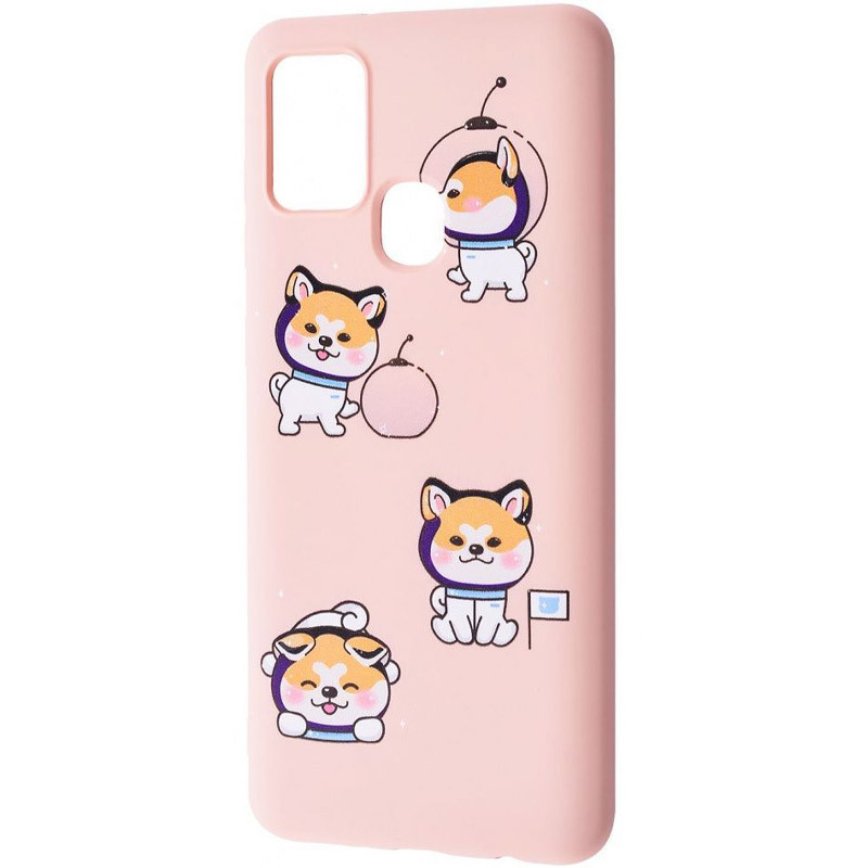 

TPU чехол WAVE Fancy для Samsung Galaxy M30s / M21 Laika spaceman / Pink sand (148641)