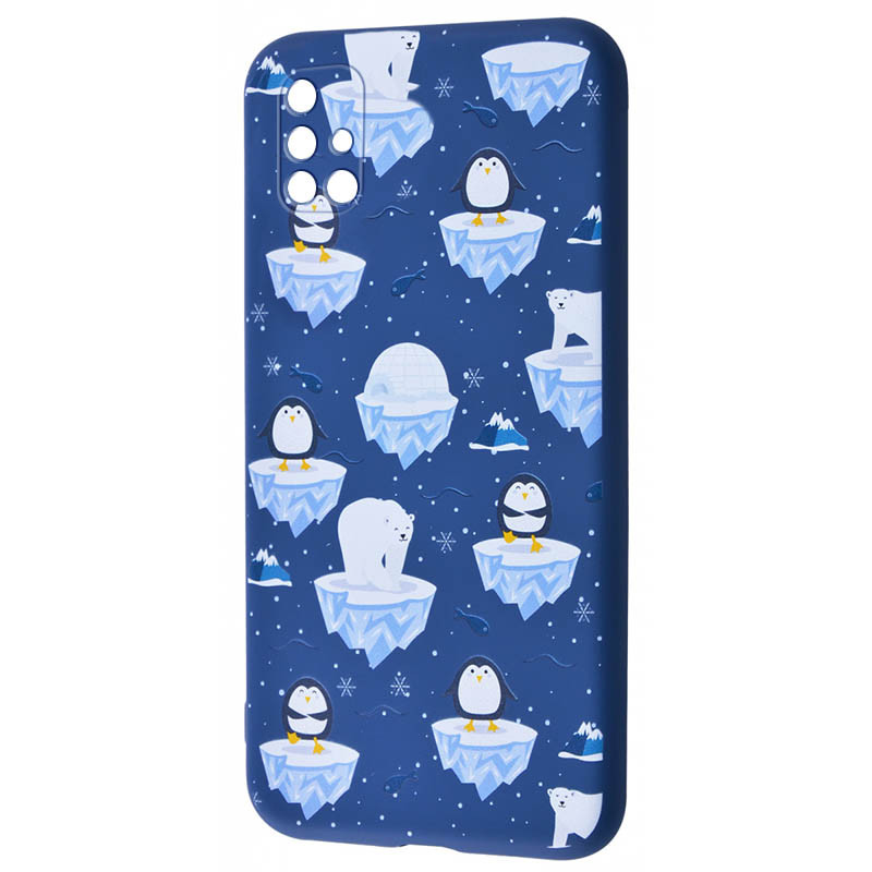 

TPU чехол WAVE Fancy для Samsung Galaxy M31s White Bear and Penguins / Dark blue (155939)