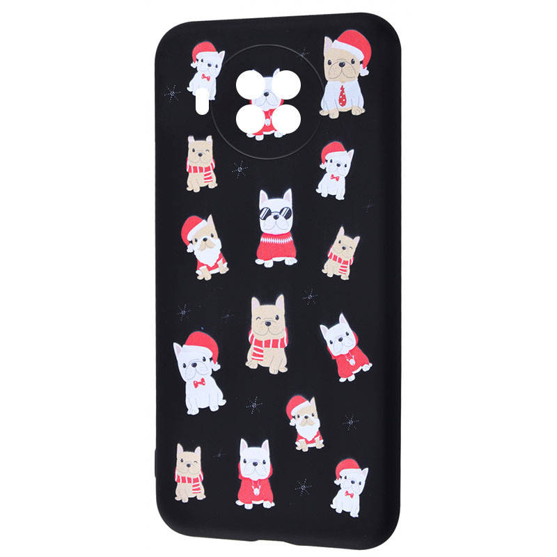 

TPU чехол WAVE Fancy для Xiaomi Redmi Note 9 Pro 5G (Dogs / Black)