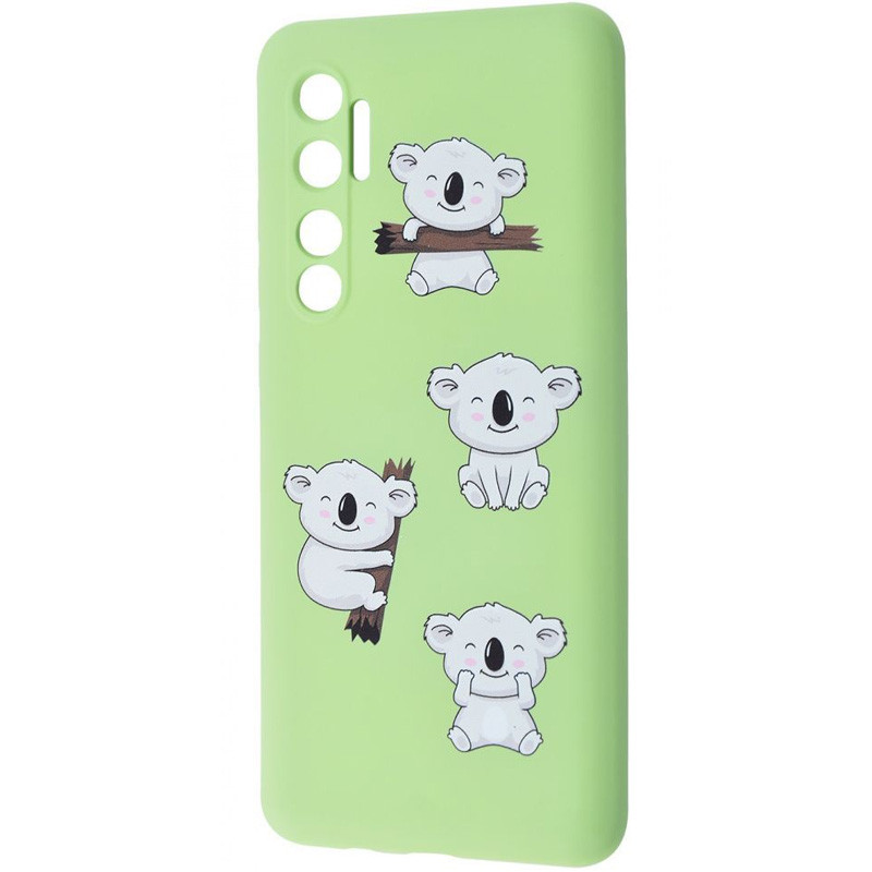 

TPU чехол WAVE Fancy для Xiaomi Mi Note 10 Lite Koala / Mint gum (147958)