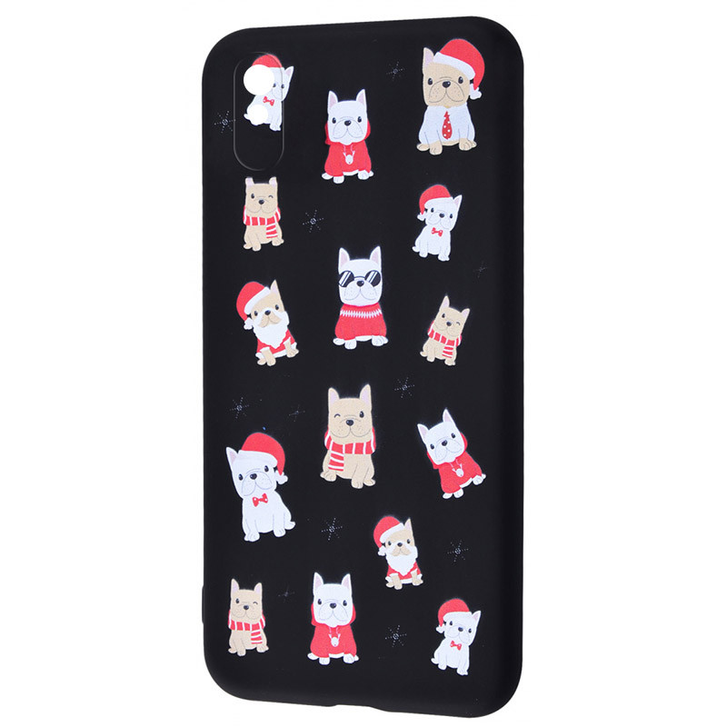 

TPU чехол WAVE Fancy для Xiaomi Redmi 9A Dogs / Black (156012)