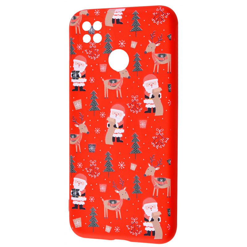 

TPU чехол WAVE Fancy для Xiaomi Redmi 9C Santa Claus and Deer / Red (156030)