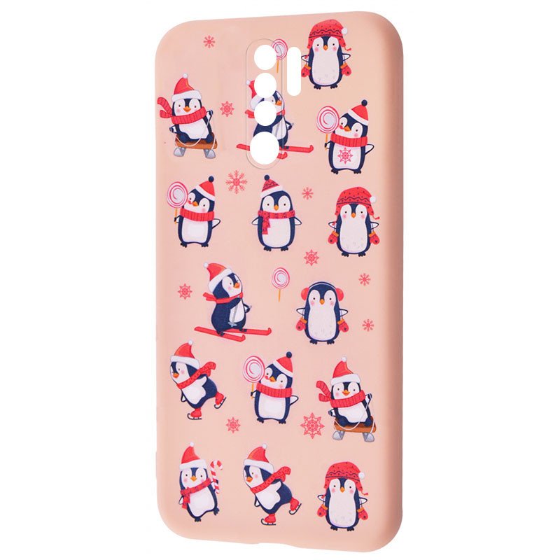 

TPU чехол WAVE Fancy для Xiaomi Redmi 9 Penguins / Pink sand (156001)