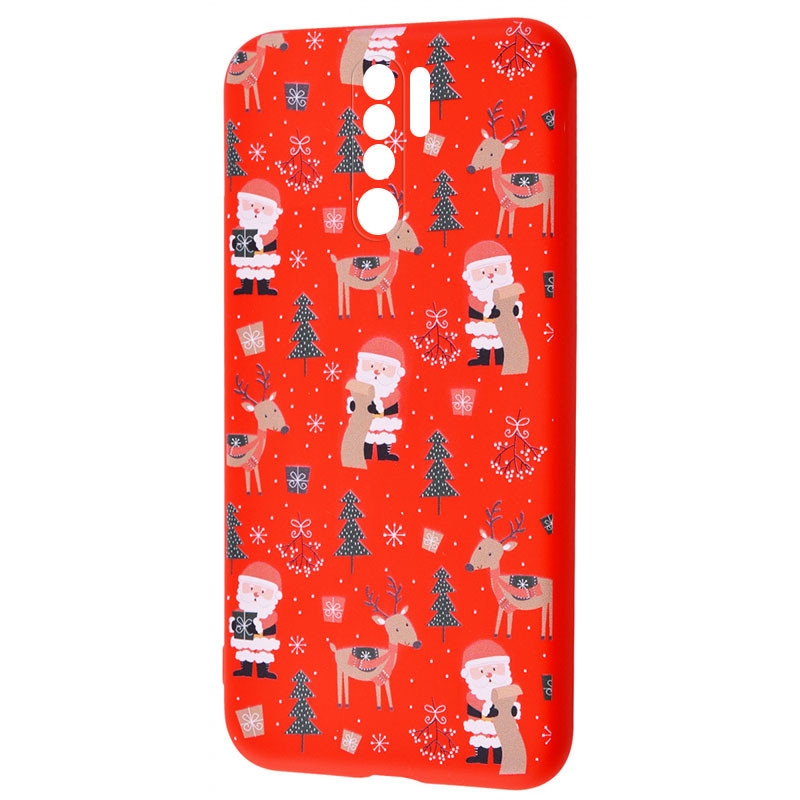 

TPU чехол WAVE Fancy для Xiaomi Redmi 9 Santa Claus and Deer / Red (156002)