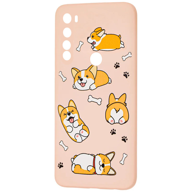 

TPU чехол WAVE Fancy для Xiaomi Redmi Note 8T Corgi / Pink sand (148156)