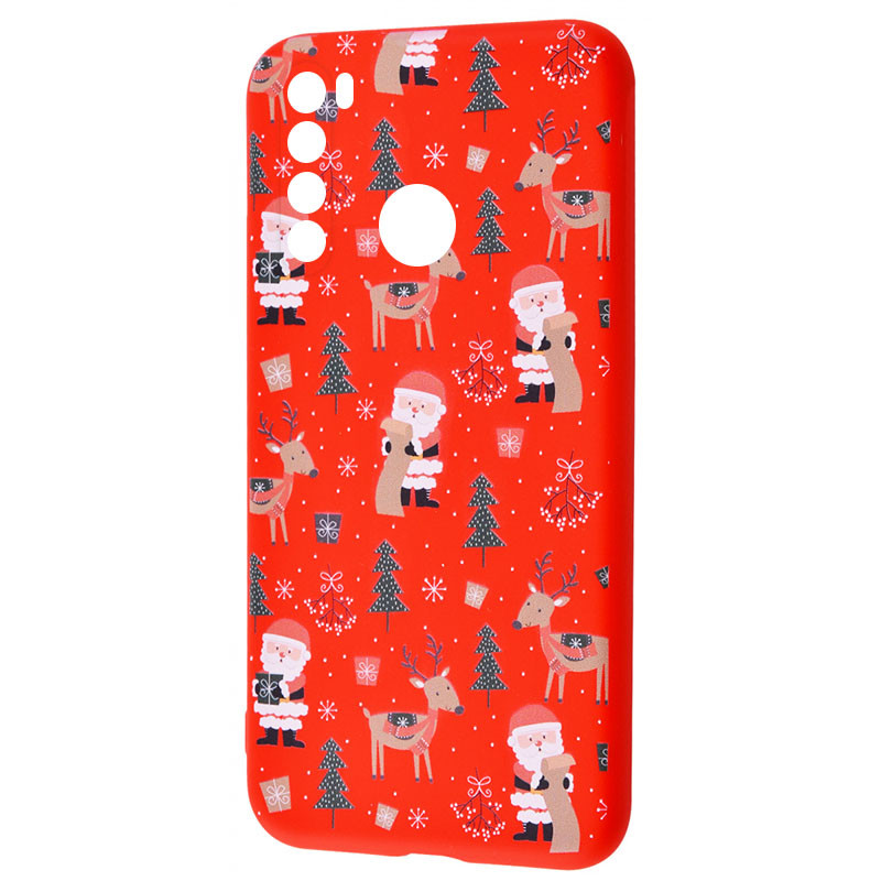 

TPU чехол WAVE Fancy для Xiaomi Redmi Note 8T Santa Claus and Deer / Red (156057)