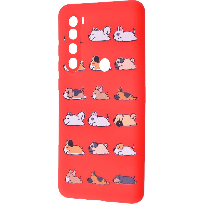 

TPU чехол WAVE Fancy для Xiaomi Redmi Note 8T Sleeping dog / Red (148012)