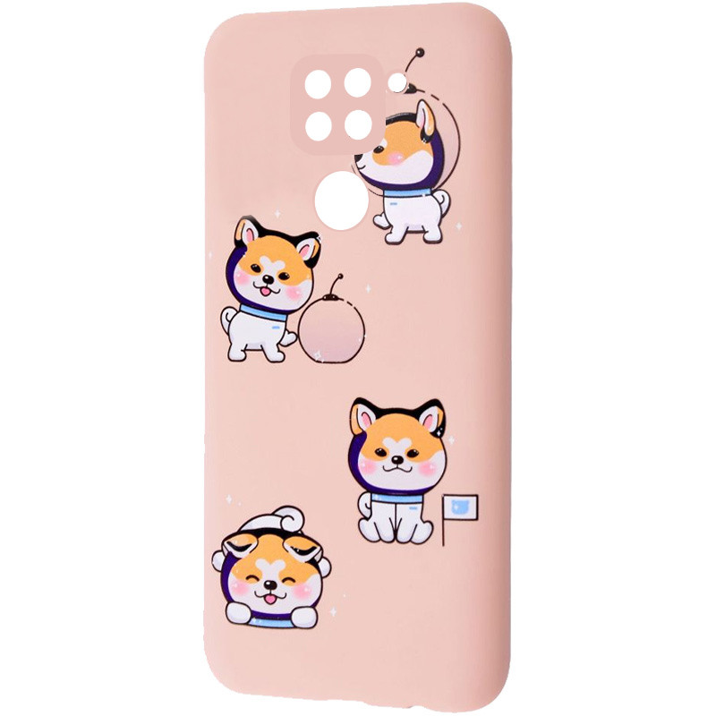 

TPU чехол WAVE Fancy для Xiaomi Redmi 10X Laika spaceman / Pink sand (148024)