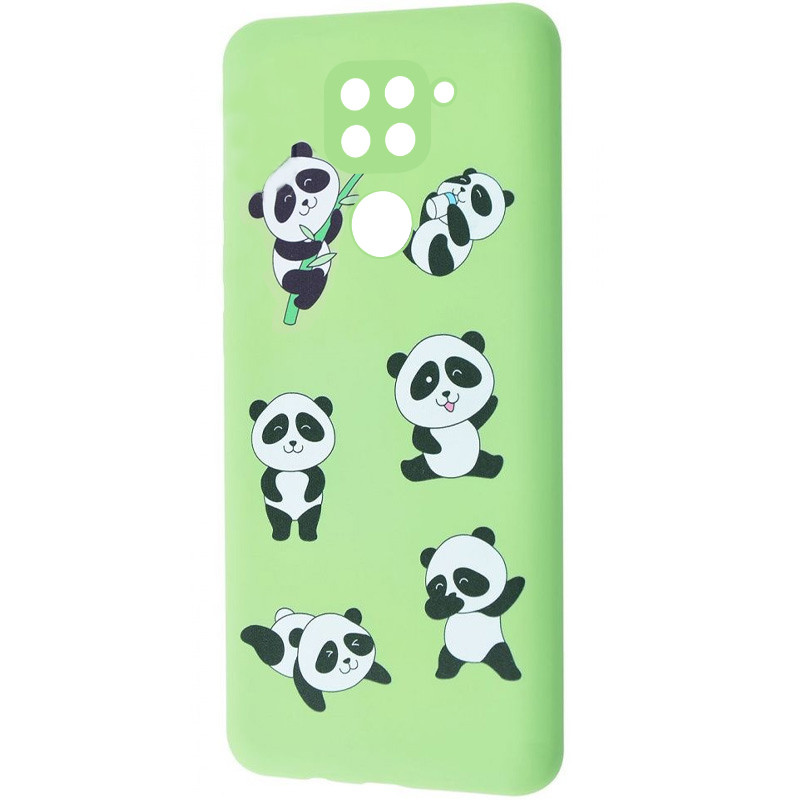 

TPU чехол WAVE Fancy для Xiaomi Redmi Note 9 / Redmi 10X Lovely panda / Mint gum (148025)