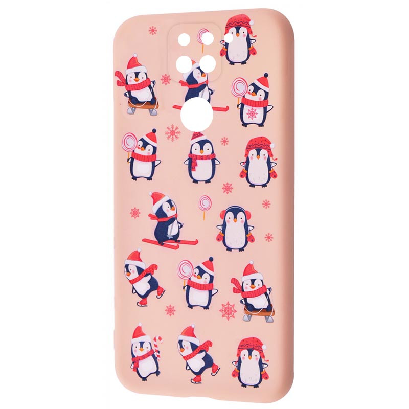 

TPU чехол WAVE Fancy для Xiaomi Redmi Note 9 / Redmi 10X Penguins / Pink sand (156060)