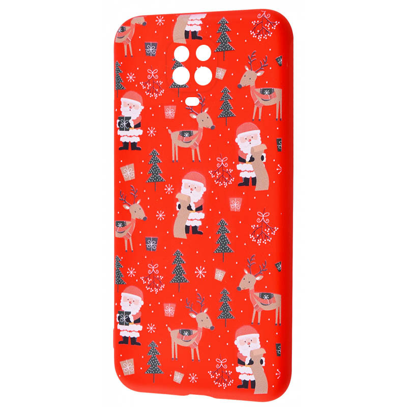 

TPU чехол WAVE Fancy для Xiaomi Redmi Note 9s Santa Claus and Deer / Red (156076)