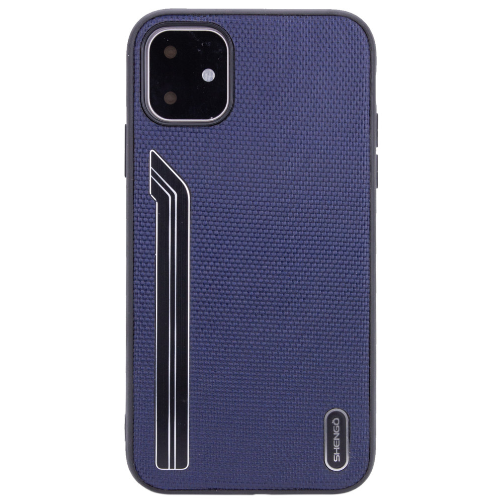 

TPU чохол SHENGO Textile series для Apple iPhone X (5.8") (Синій)