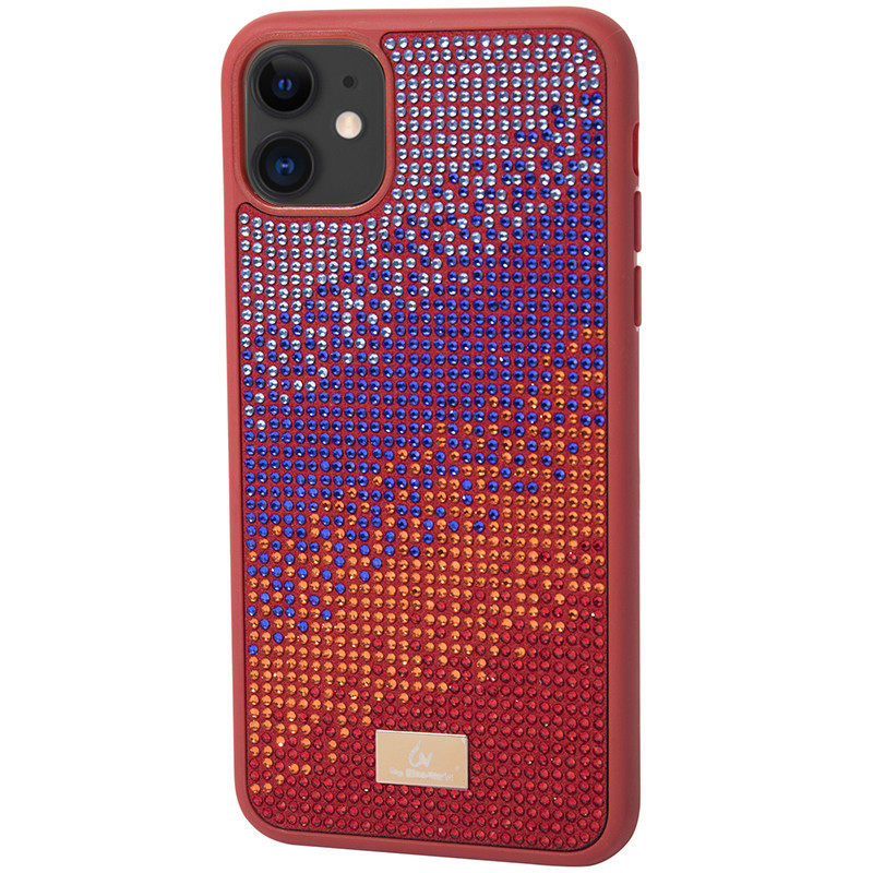 

TPU чохол Bling World Rainbown Design для Apple iPhone 11 (6.1") (Червоний)