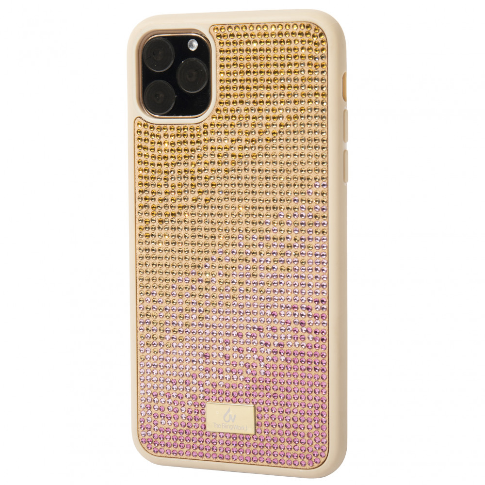 

TPU чехол Bling World Rainbown Design для Apple iPhone 11 Pro (5.8") Золотой (119394)