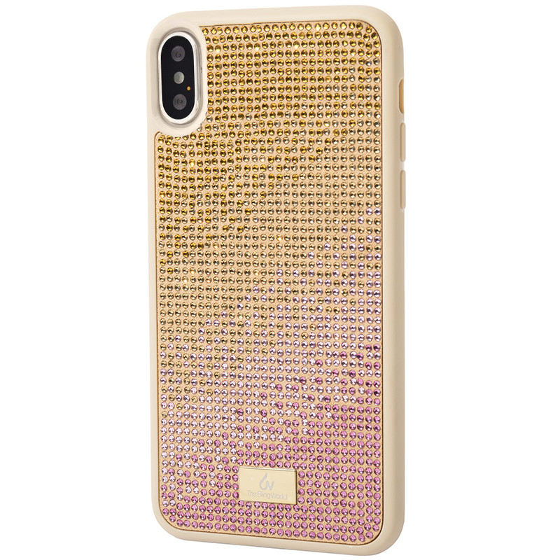 

TPU чехол Bling World Rainbown Design для Apple iPhone X / XS (5.8") Золотой (119384)