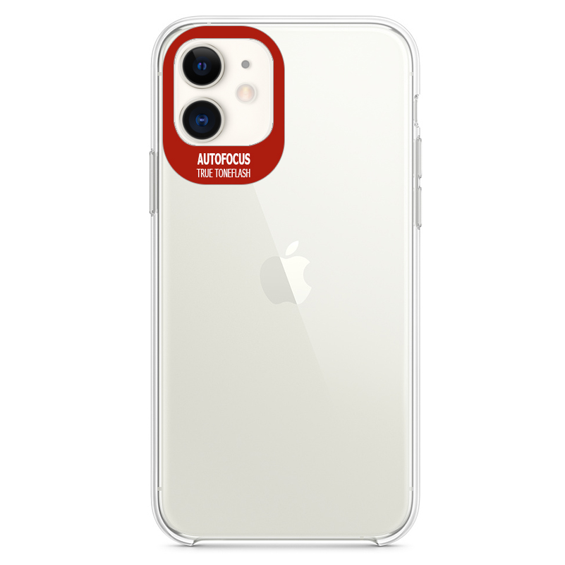 

TPU чехол Epic clear flash для Apple iPhone 11 (6.1") Бесцветный / Красный (111934)