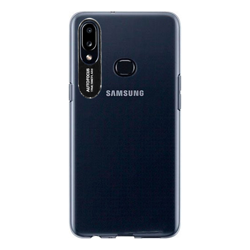 

TPU чохол Epic clear flash для Samsung Galaxy A10s (Безбарвний / чорний)