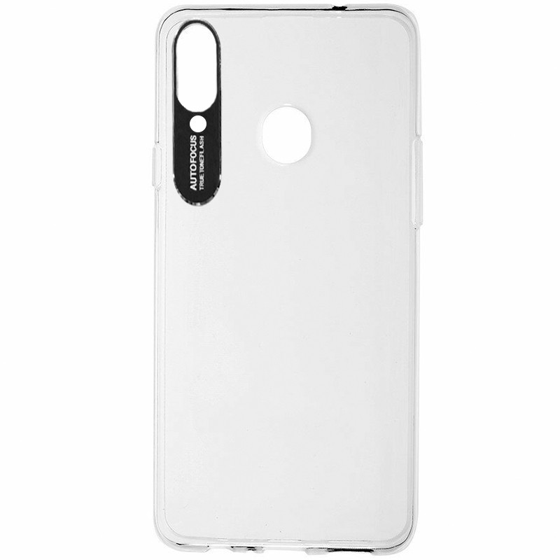 

TPU чехол Epic clear flash для Samsung Galaxy A20s Бесцветный / Черный (116225)