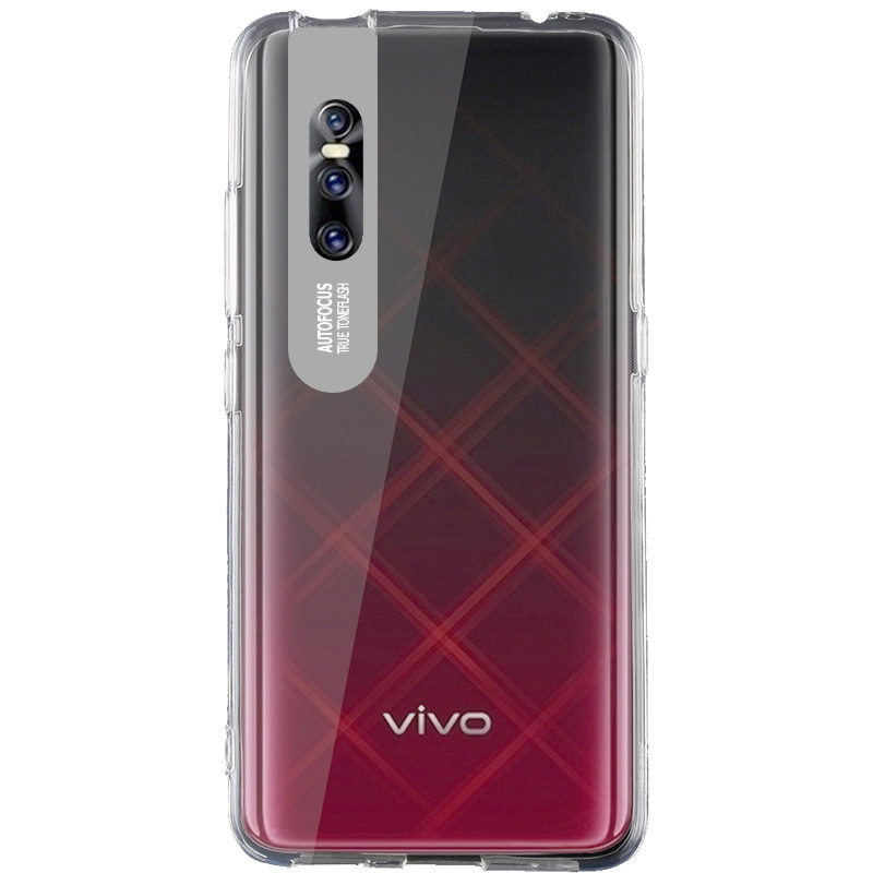 

TPU чехол Epic clear flash для Vivo V15 Pro Бесцветный / Серебряный (116235)