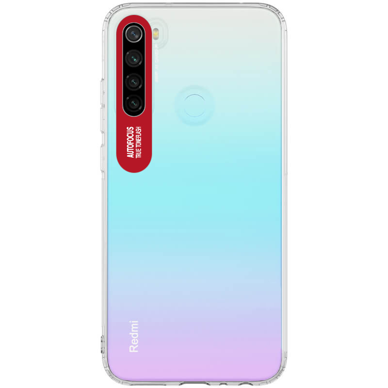 

TPU чехол Epic clear flash для Xiaomi Redmi Note 8 Бесцветный / Красный (116210)