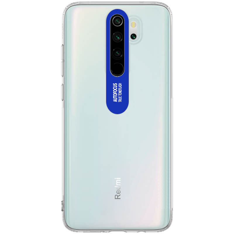 

TPU чехол Epic clear flash для Xiaomi Redmi Note 8 Pro Бесцветный / Синий (116218)