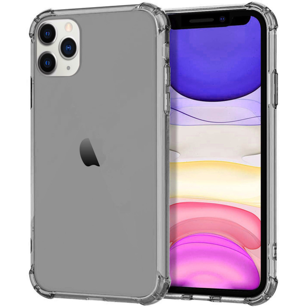 

TPU чехол Epic Ease с усиленными углами для Apple iPhone 11 Pro (5.8") Черный / Transparent (118815)