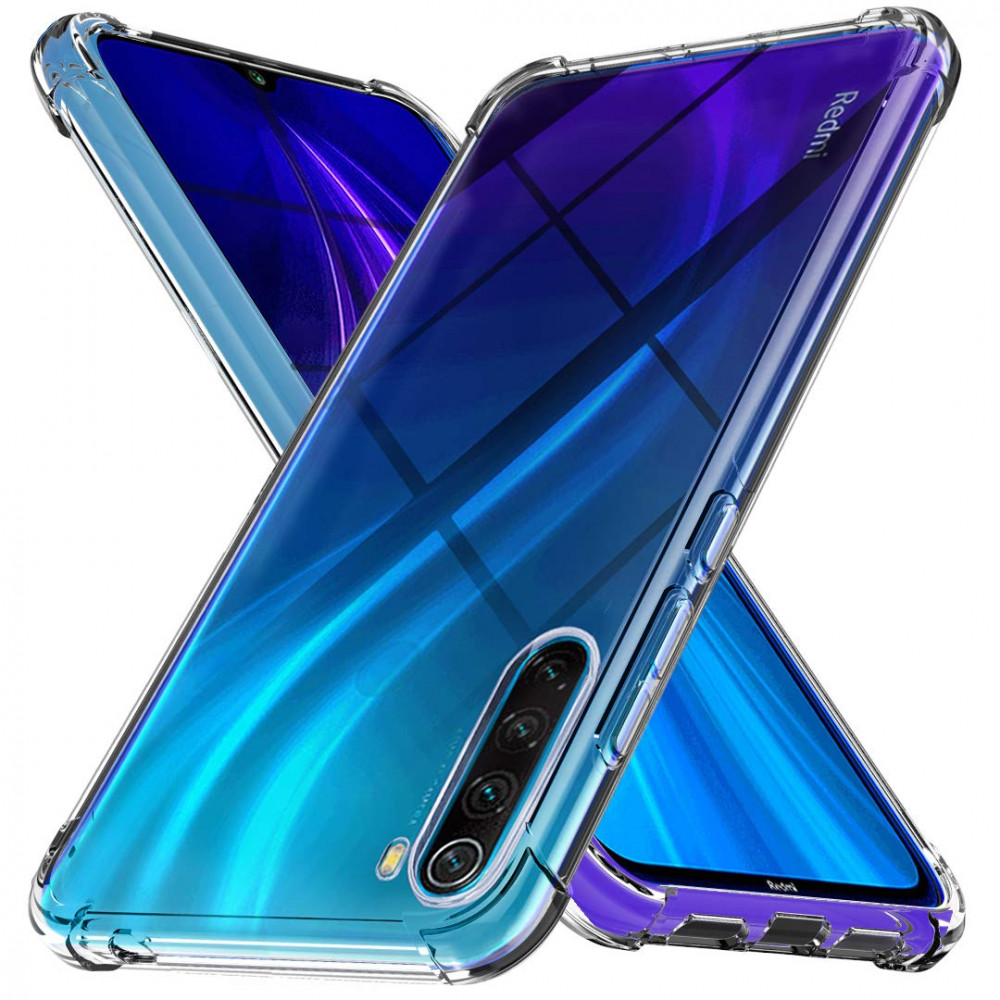 

TPU чехол Epic Ease с усиленными углами для Xiaomi Redmi Note 8 / Note 8 2021 Бесцветный (прозрачный) (112077)