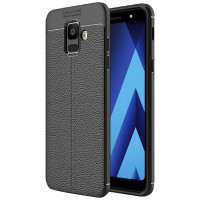 

TPU чехол фактурный (с имитацией кожи) для Samsung Galaxy A6 (2018)