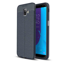 

TPU чехол фактурный (с имитацией кожи) для Samsung Galaxy J6+ (2018) (J610F)