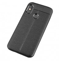 

TPU чехол фактурный (с имитацией кожи) для Xiaomi Mi A2 Lite